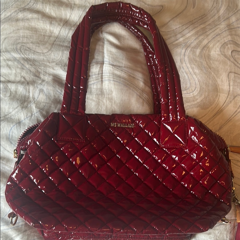 MZ Wallace Red Quilted Women's Bag